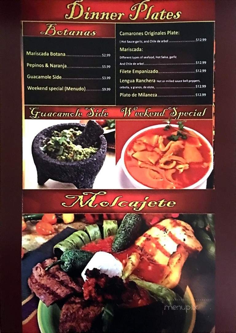 Menu page 2