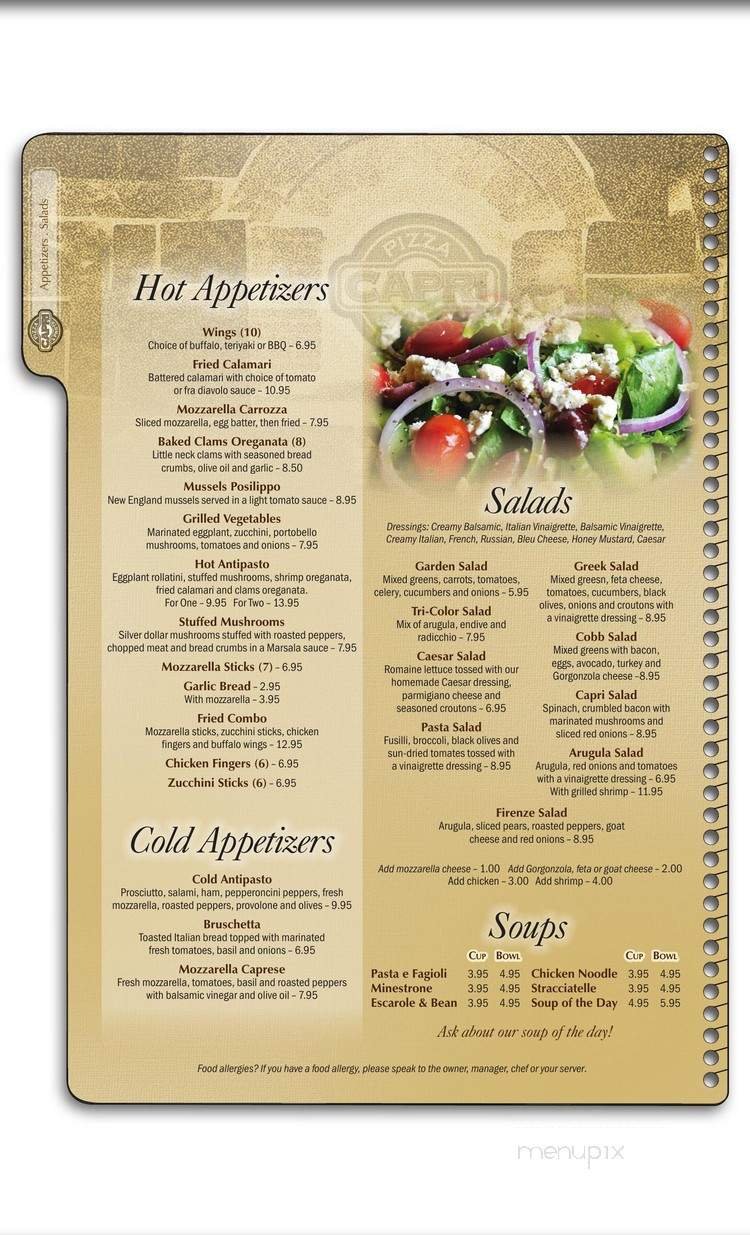 Menu page 2