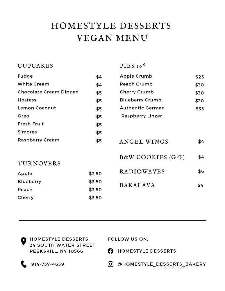 Menu page 1