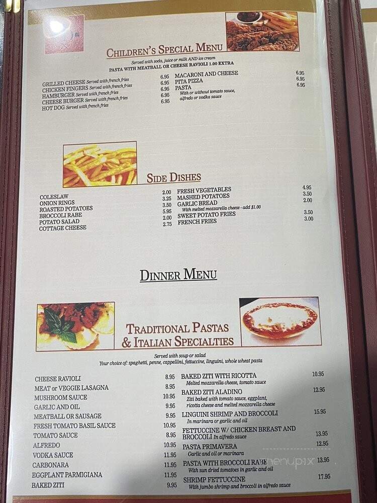 Menu page 1