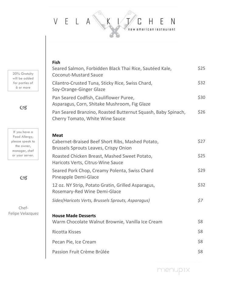 Menu page 2
