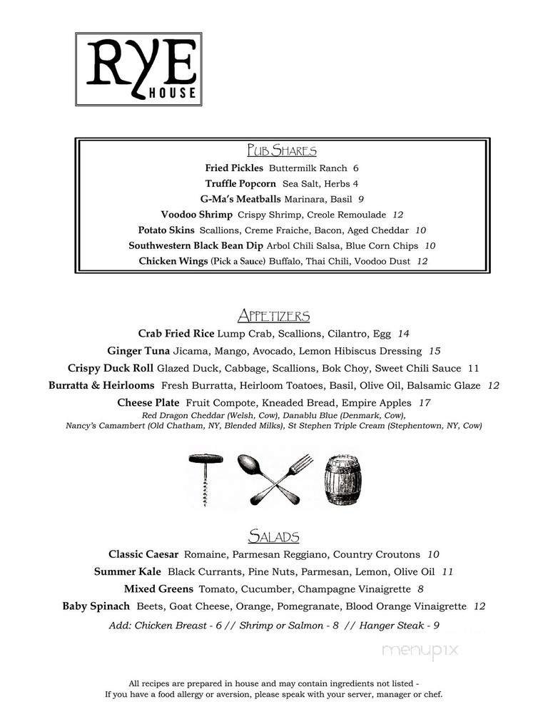 Menu page 1
