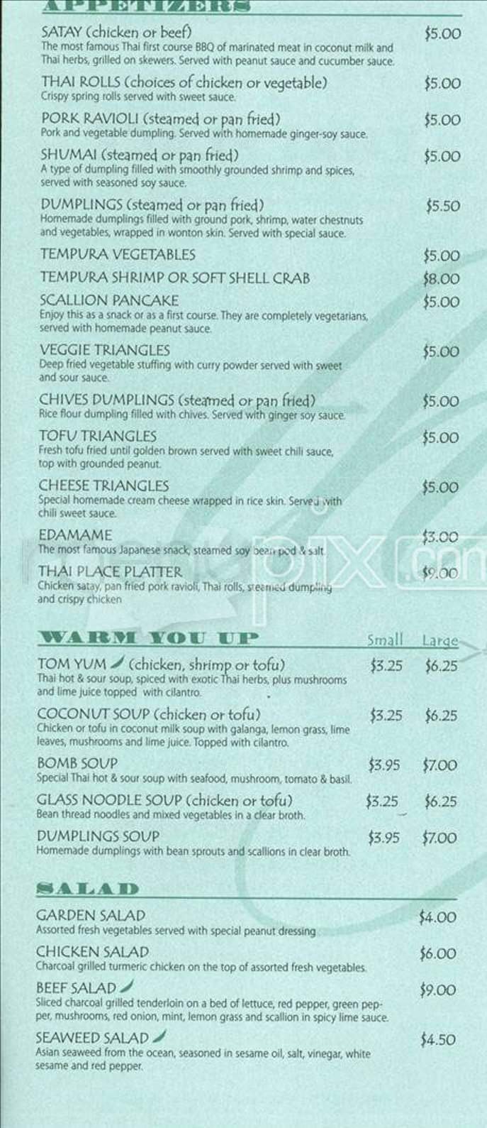 Menu page 2
