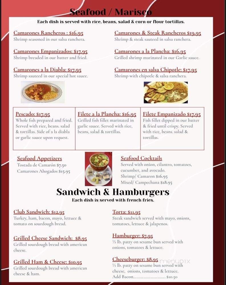 Menu page 2