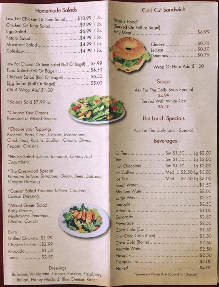 Menu page 2