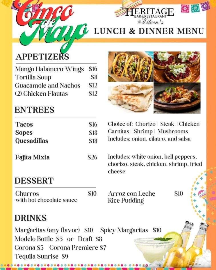 Menu page 1