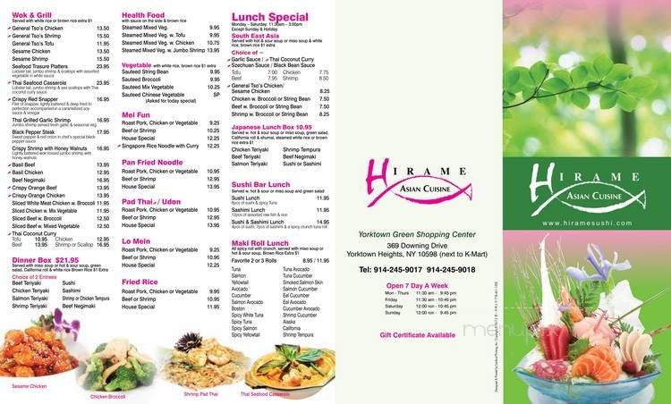 Menu page 2