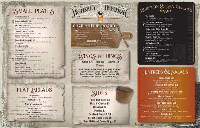 Menu page 1