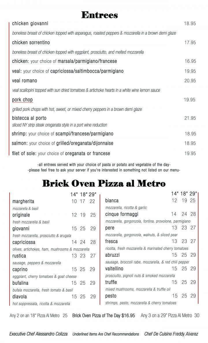 Menu page 2
