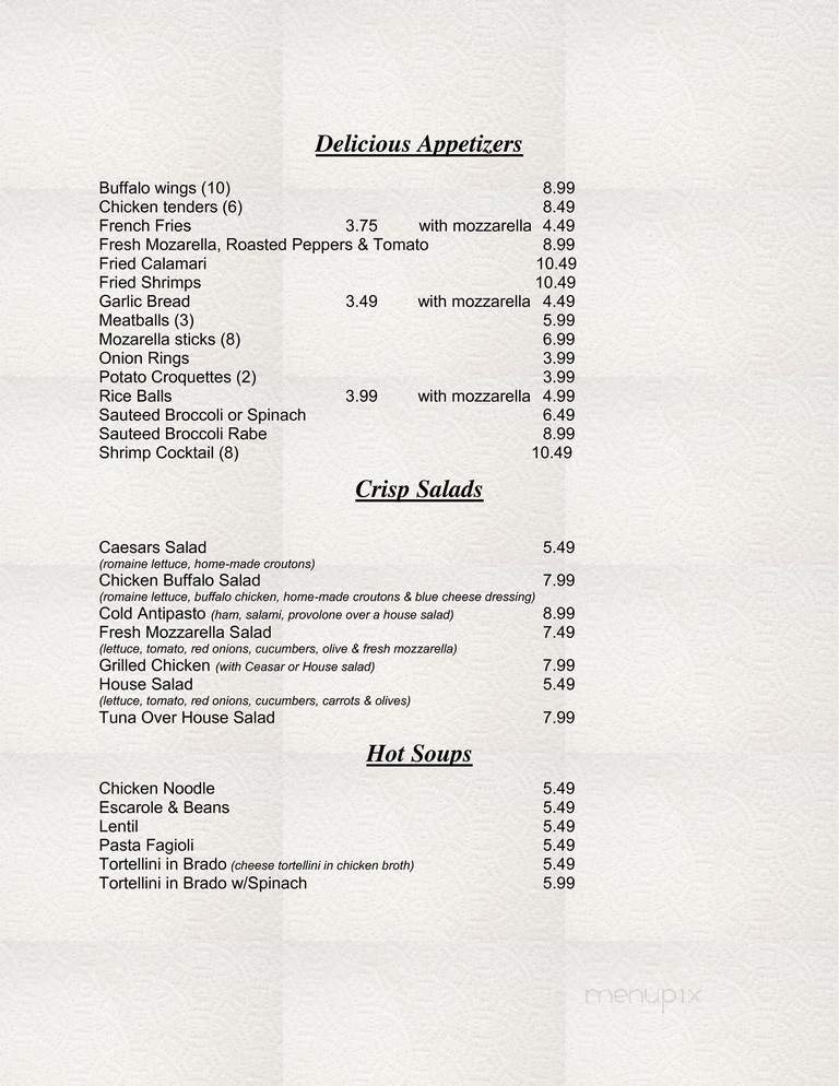 Menu page 2