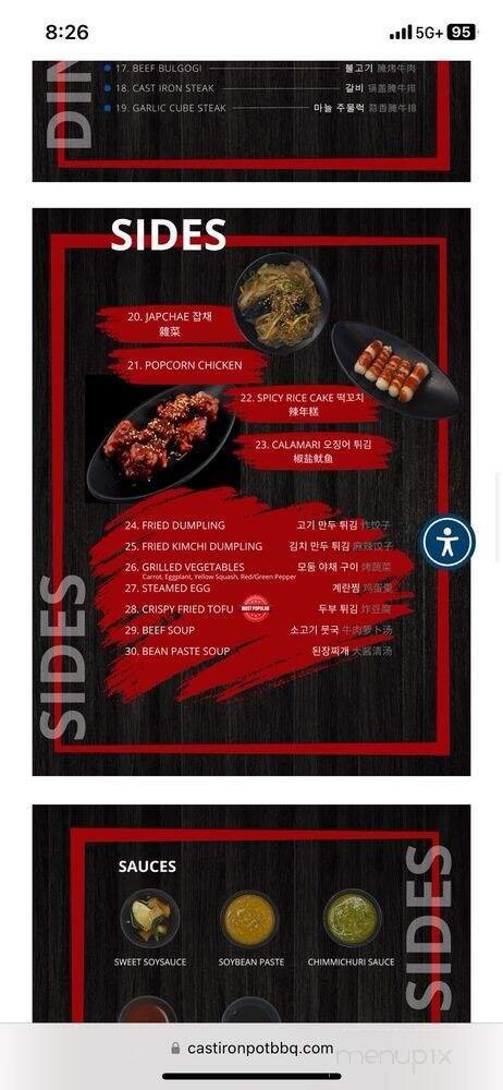 Menu page 2