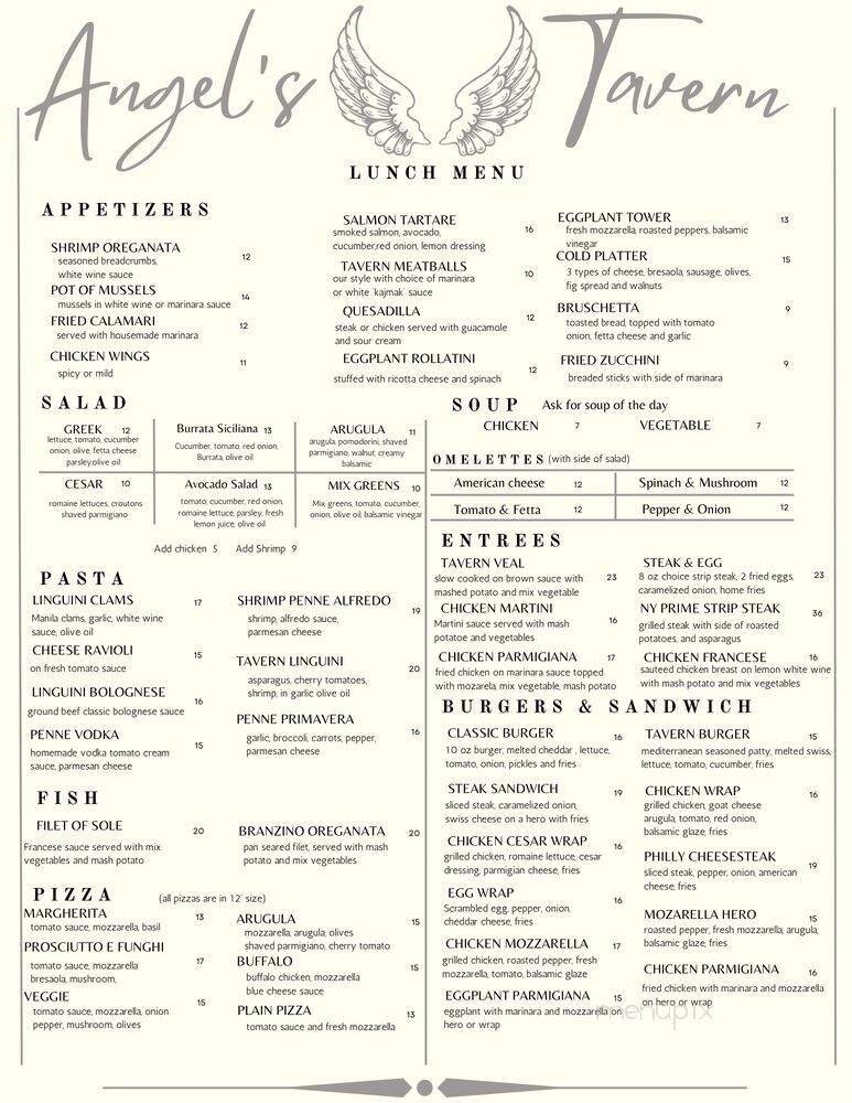 Menu page 1
