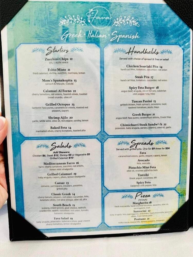 Menu page 2