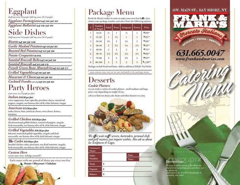 Menu page 2