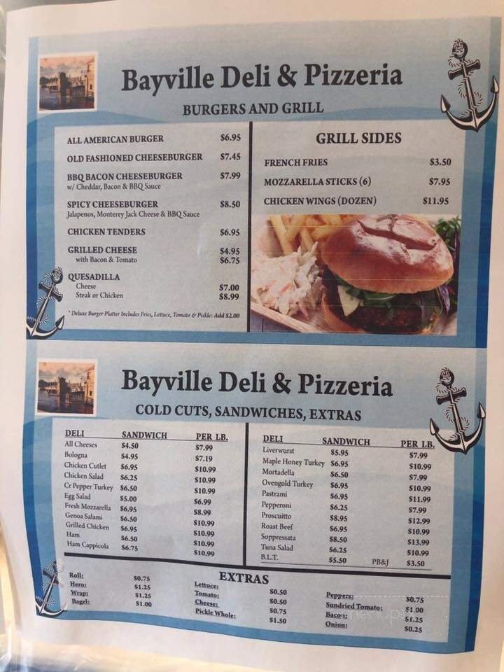 Menu page 1