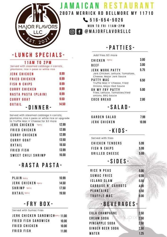 Menu page 1