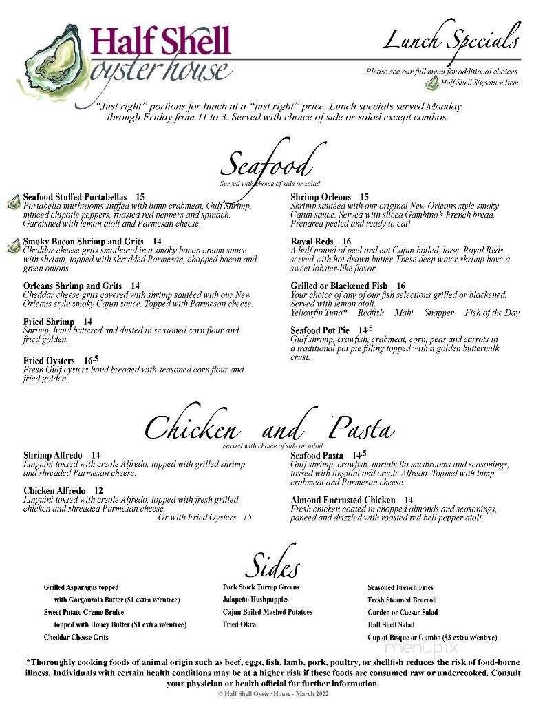 Menu page 2