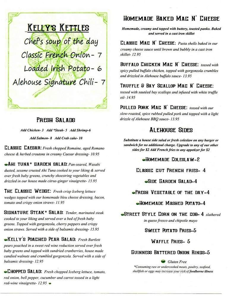 Menu page 2