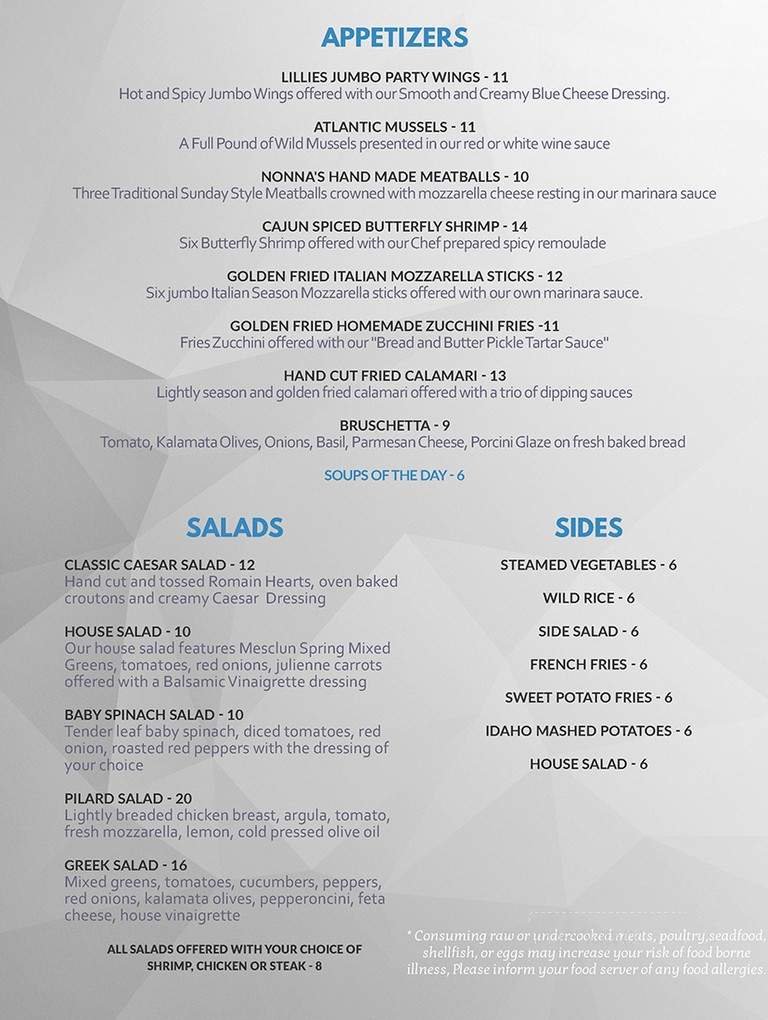 Menu page 2