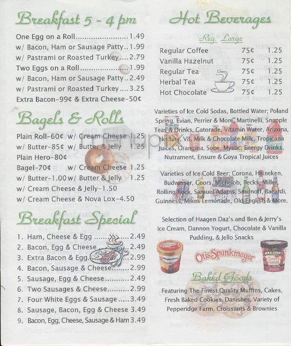 Menu page 2