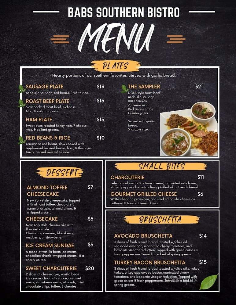 Menu page 3