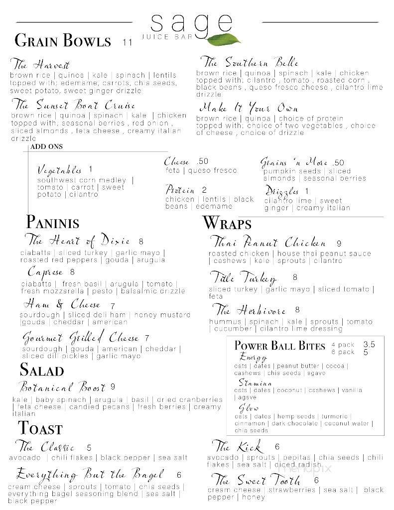 Menu page 2
