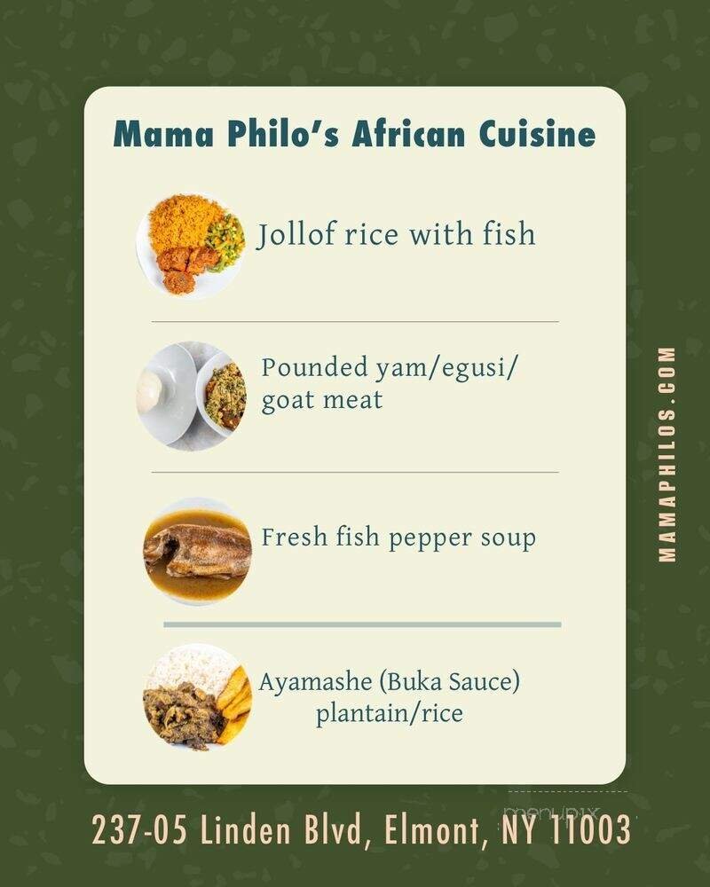 Menu page 1