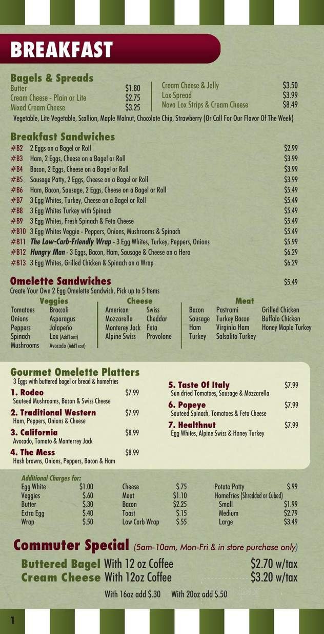 Menu page 2