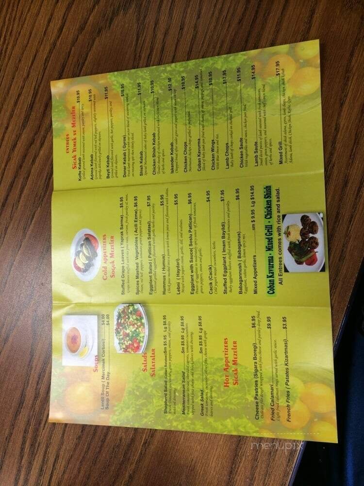 Menu page 2