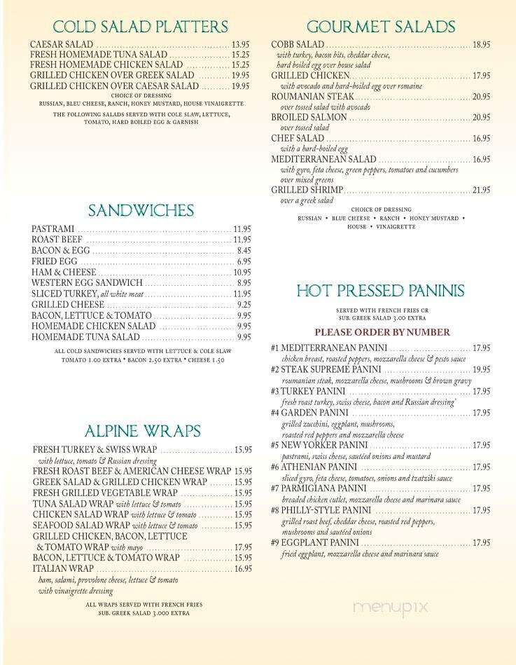 Menu page 2
