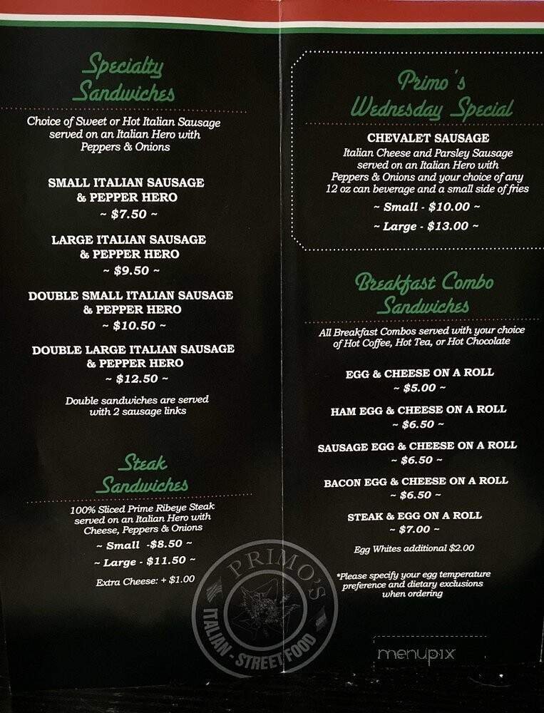 Menu page 2