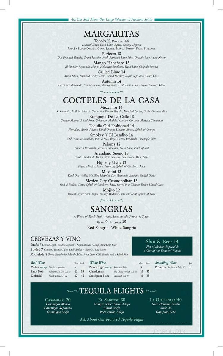 Menu page 2