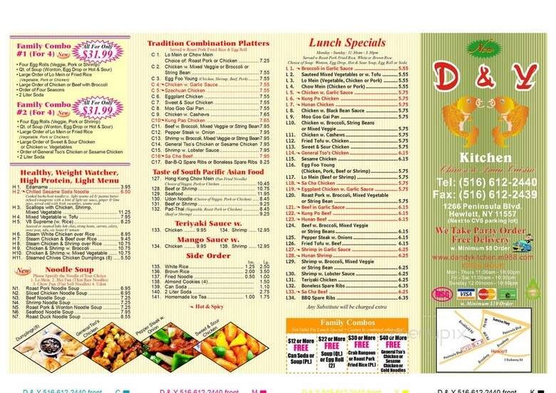 Menu page 1