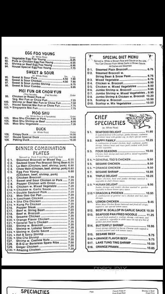 Menu page 2