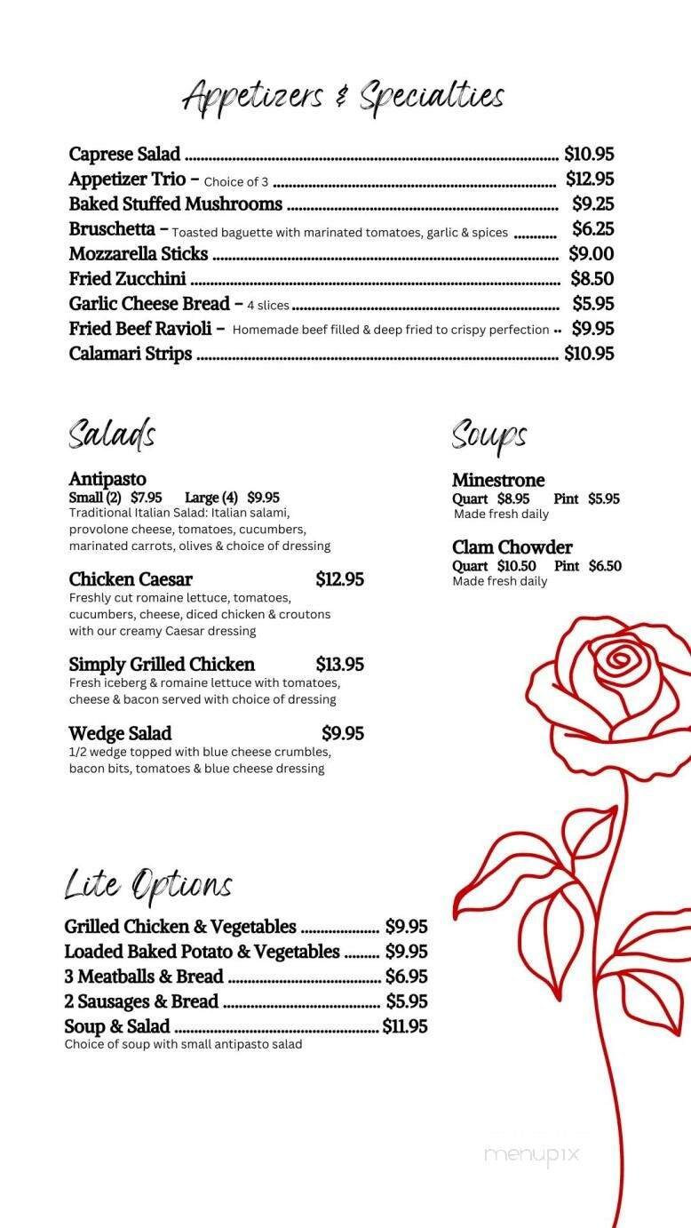 Menu page 2