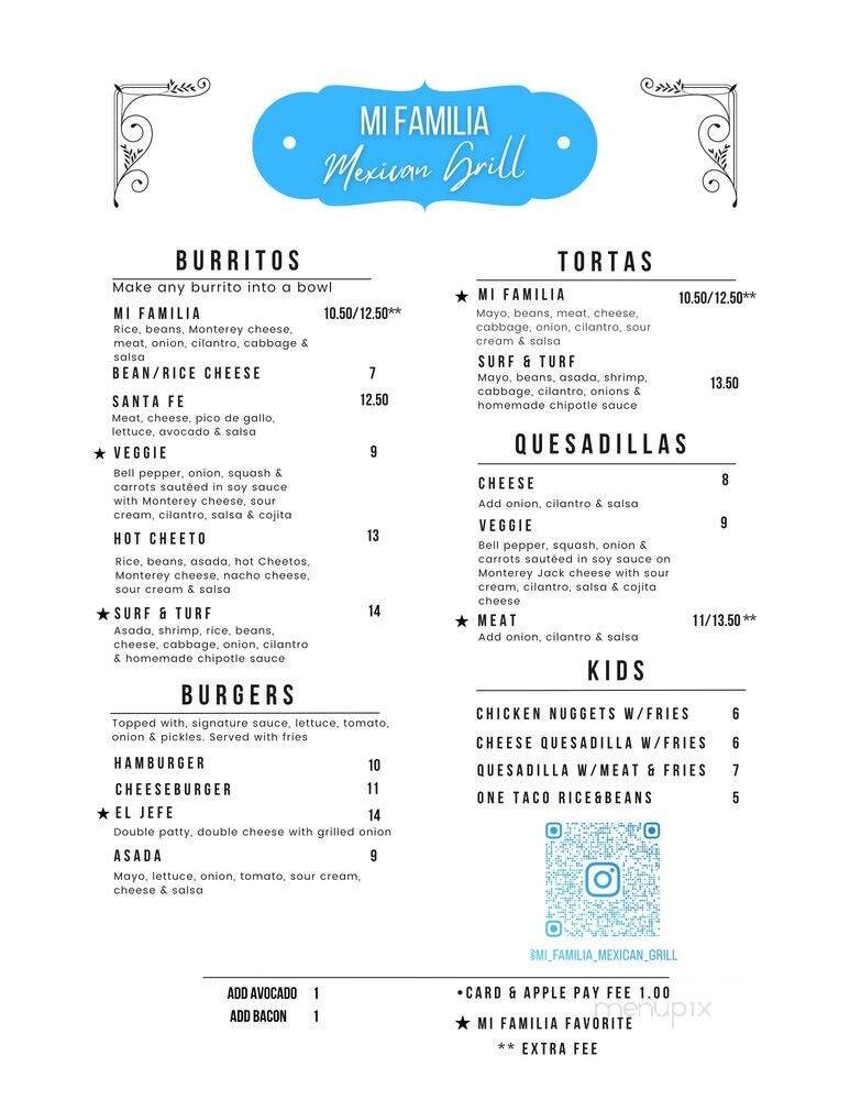 Menu page 2