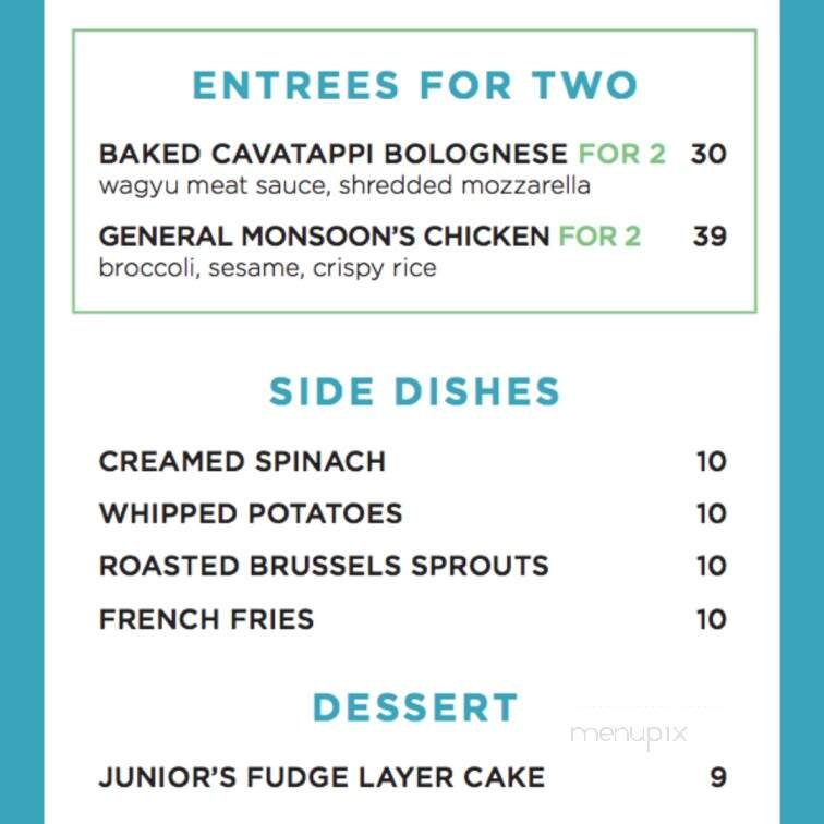 Menu page 1