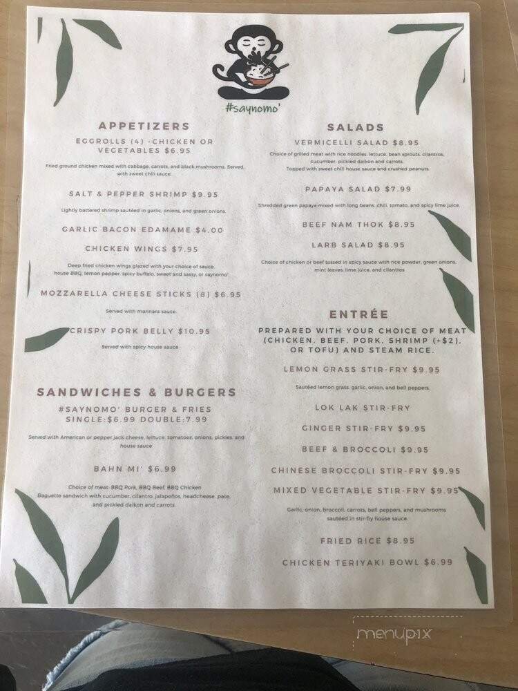 Menu page 7