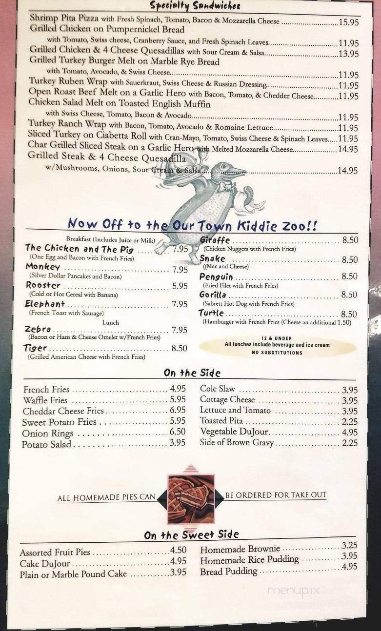 Menu page 1