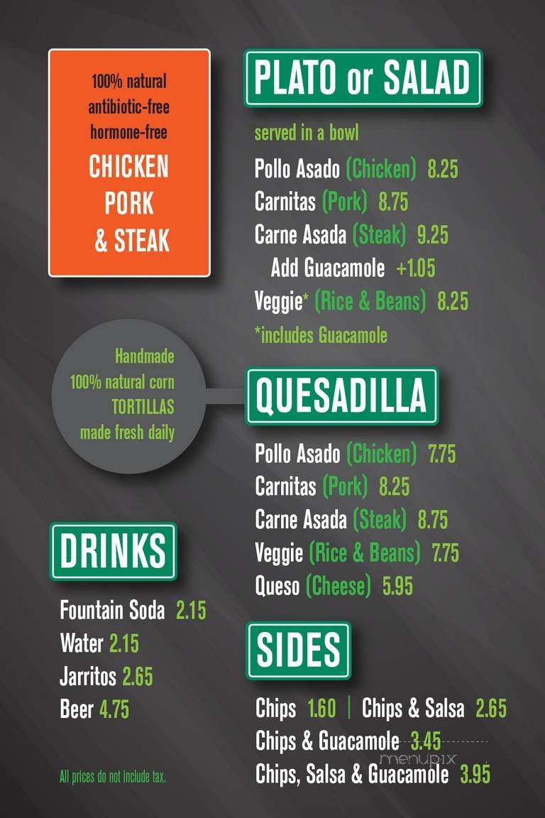 Menu page 2