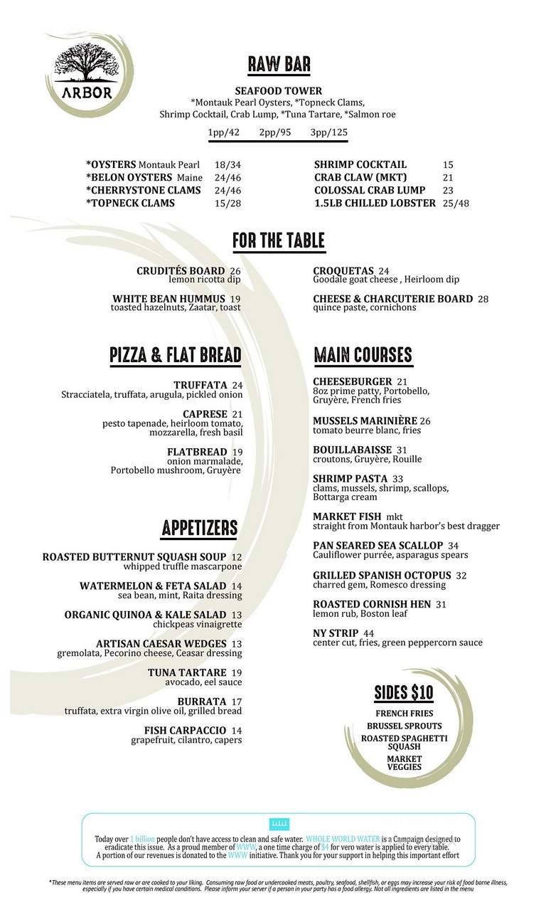 Menu page 1