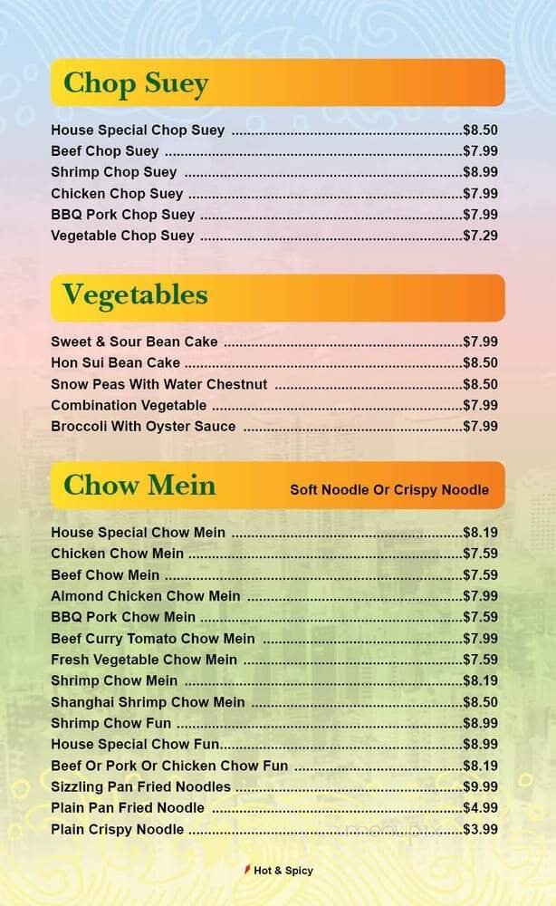 Menu page 2
