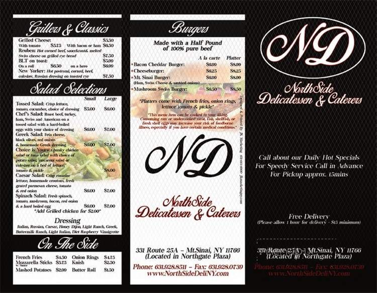 Menu page 1