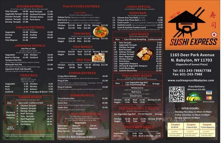 Menu page 2