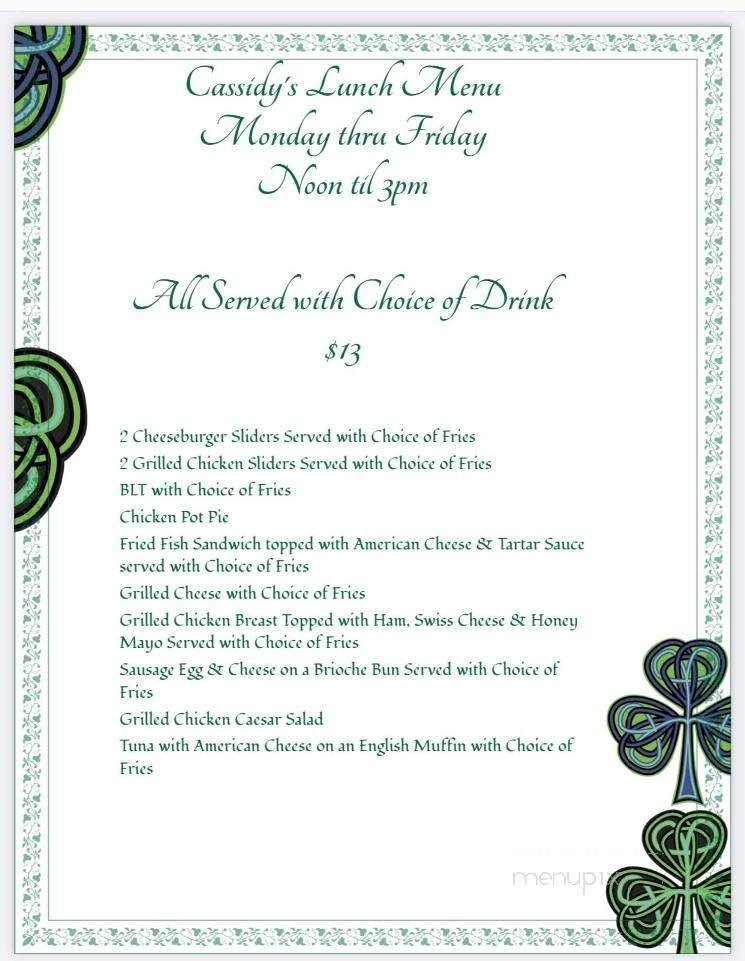 Menu page 2