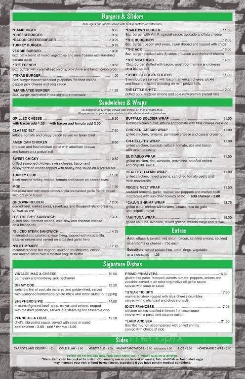 Menu page 2