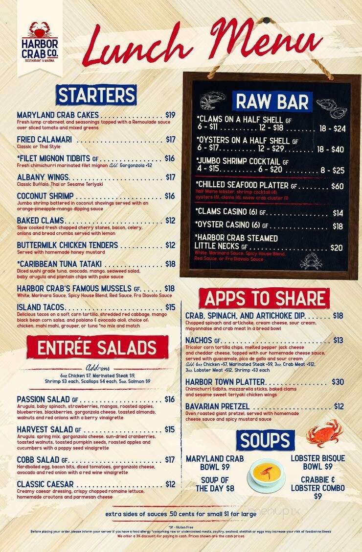 Menu page 1