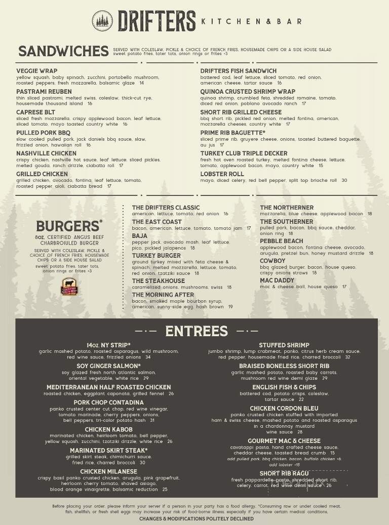 Menu page 2