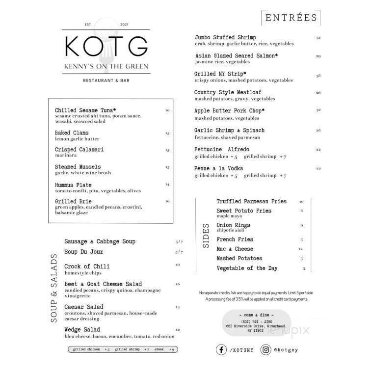 Menu page 1