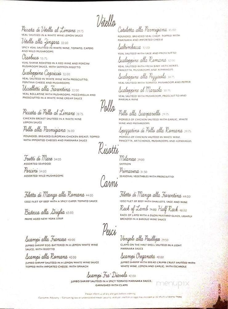 Menu page 1